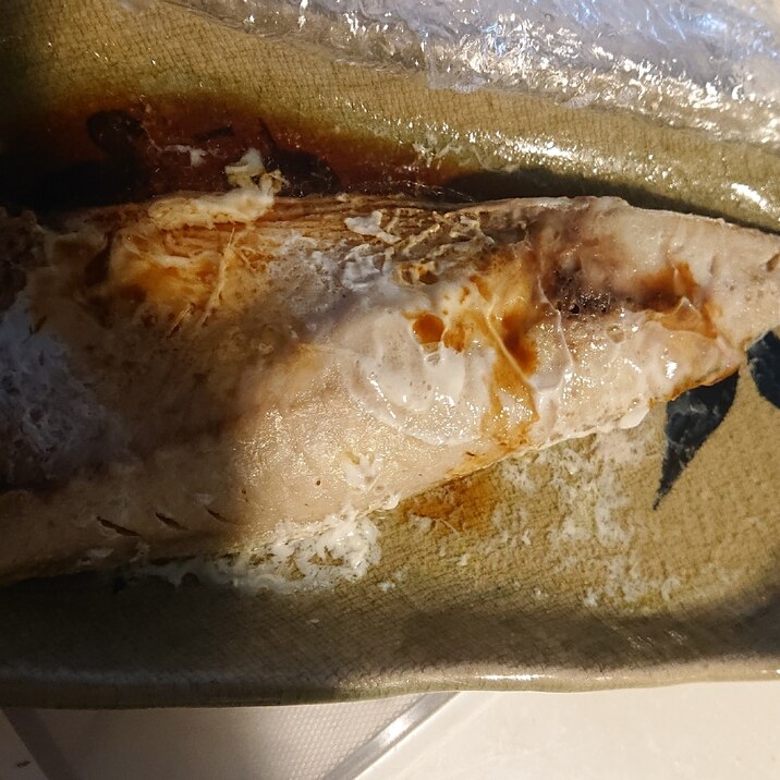 鯖の梅かつお醤油焼き